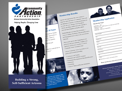 Arizona Community Action brochure design